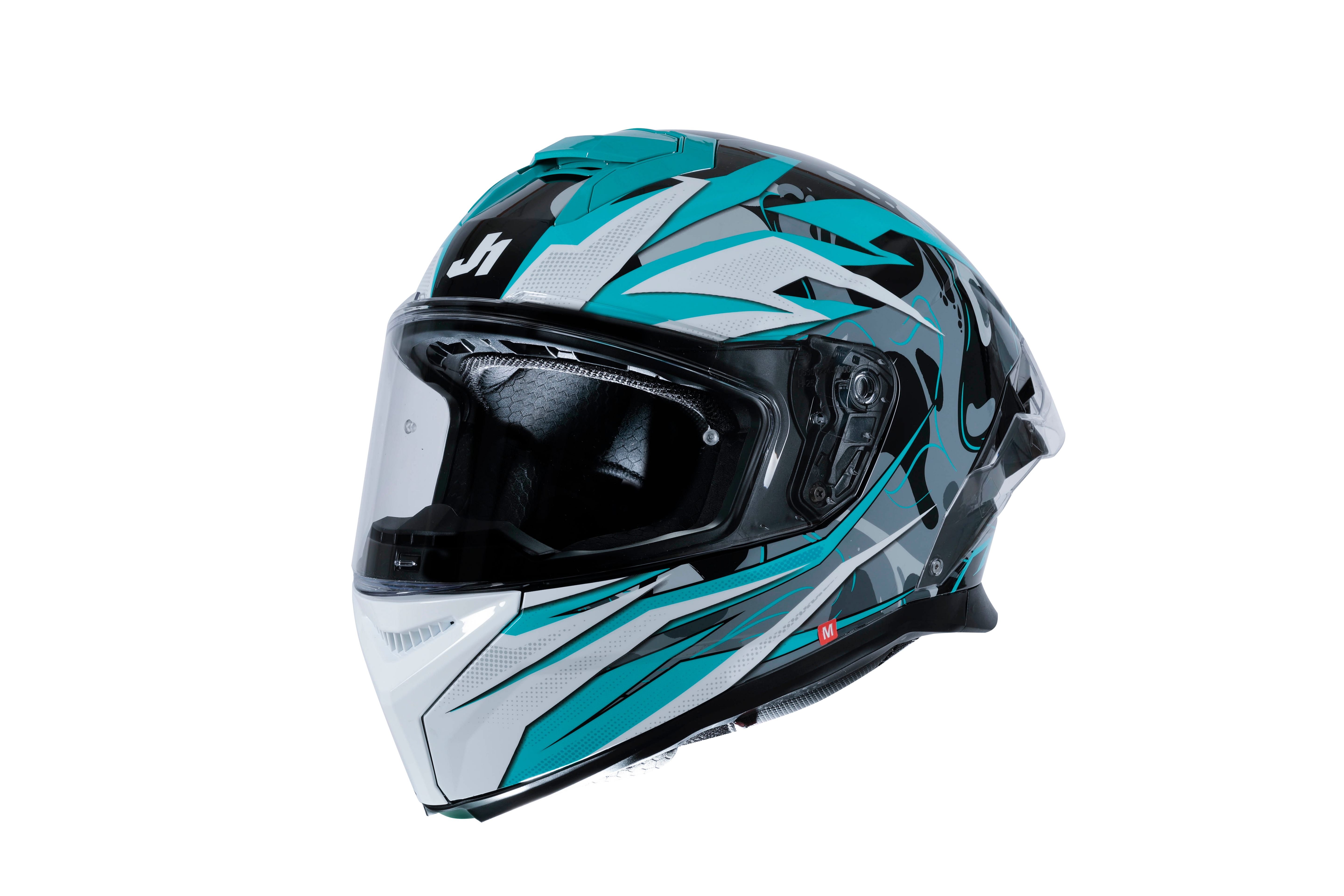 Just1 J-STR Helmet Avalon Turquoise / Black Gloss 6030390111002 