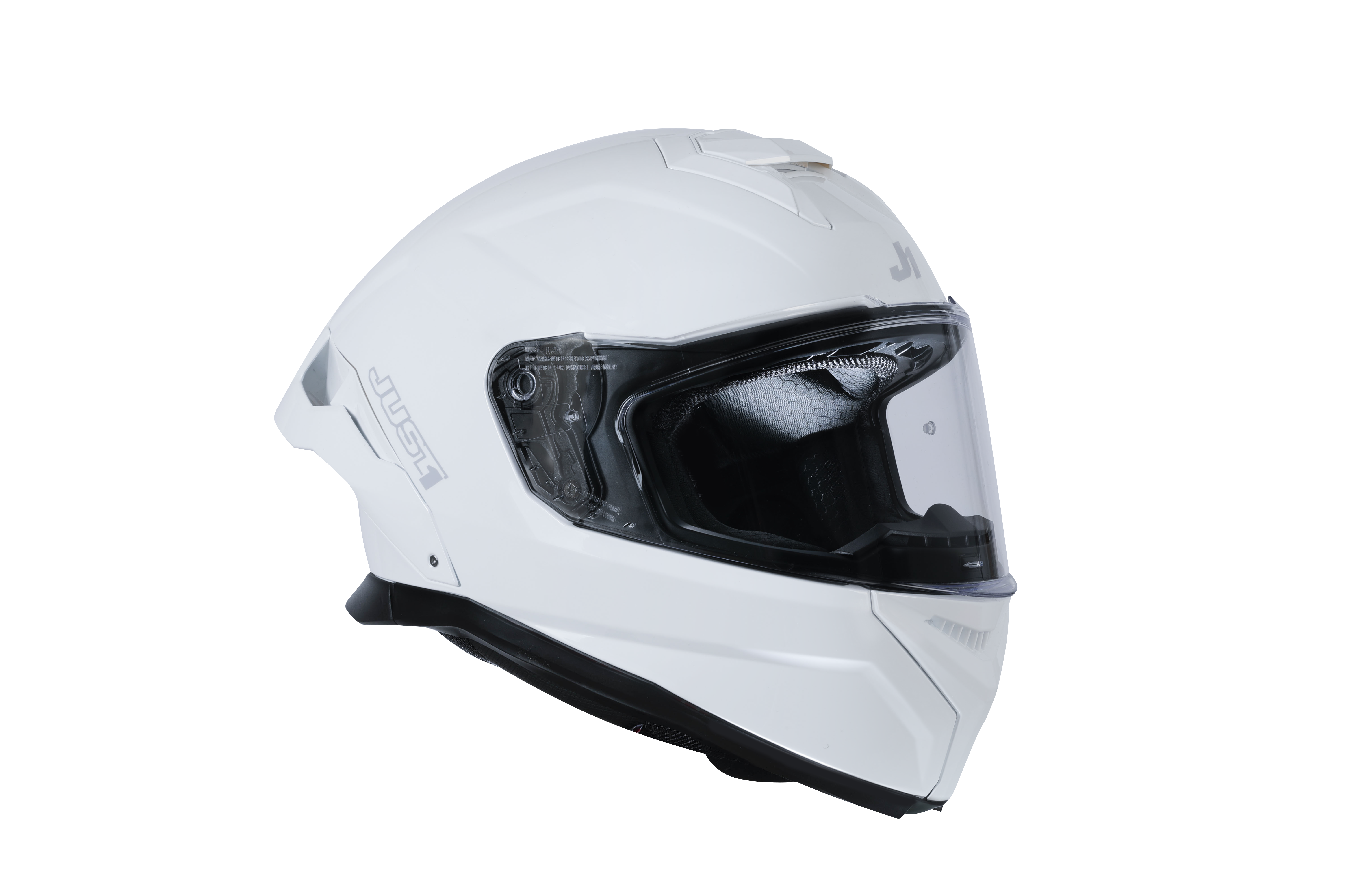Just1 J-STR Capacete Sólido Branco Brilhante 6030390181000 