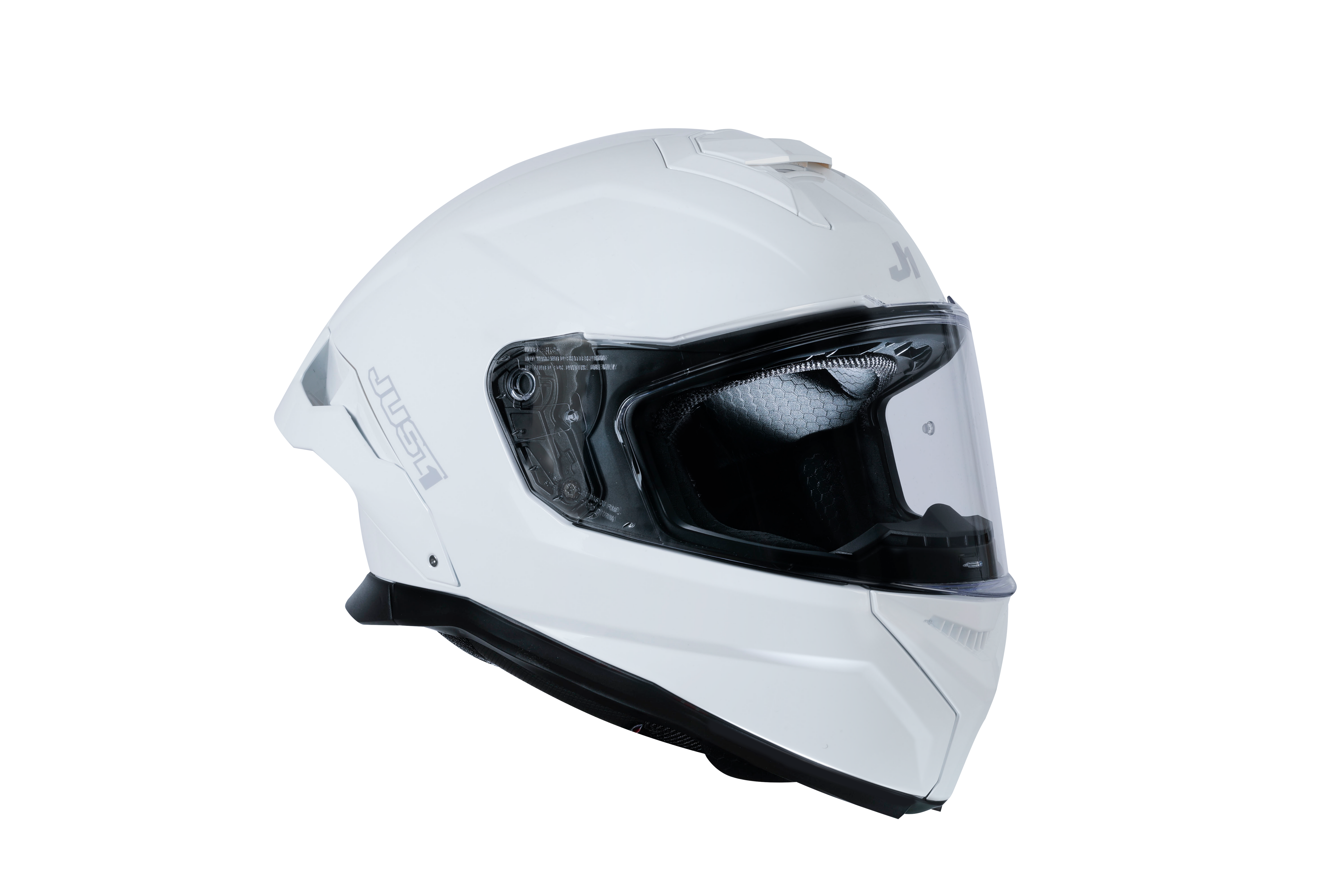 Just1 J-STR Capacete Sólido Branco Brilhante 6030390181000 