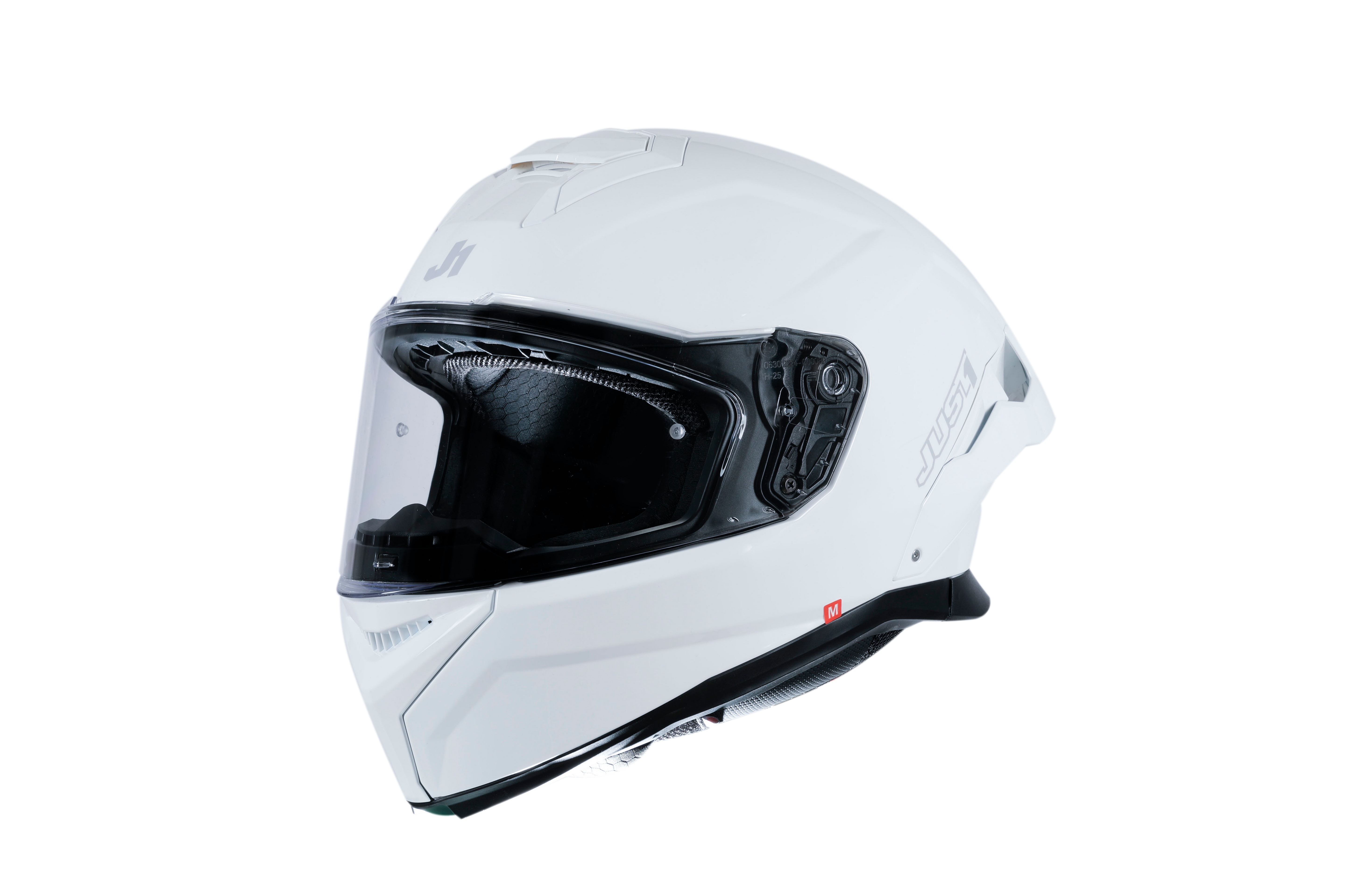 Just1 J-STR Capacete Sólido Branco Brilhante 6030390181000 