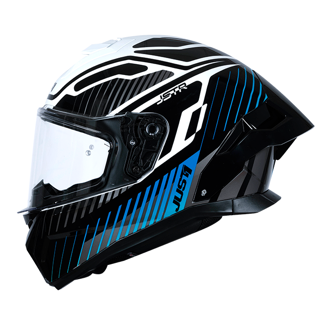 Just1 J-STR Capacete Tactical Azul / Branco Brilhante 6030390112003 