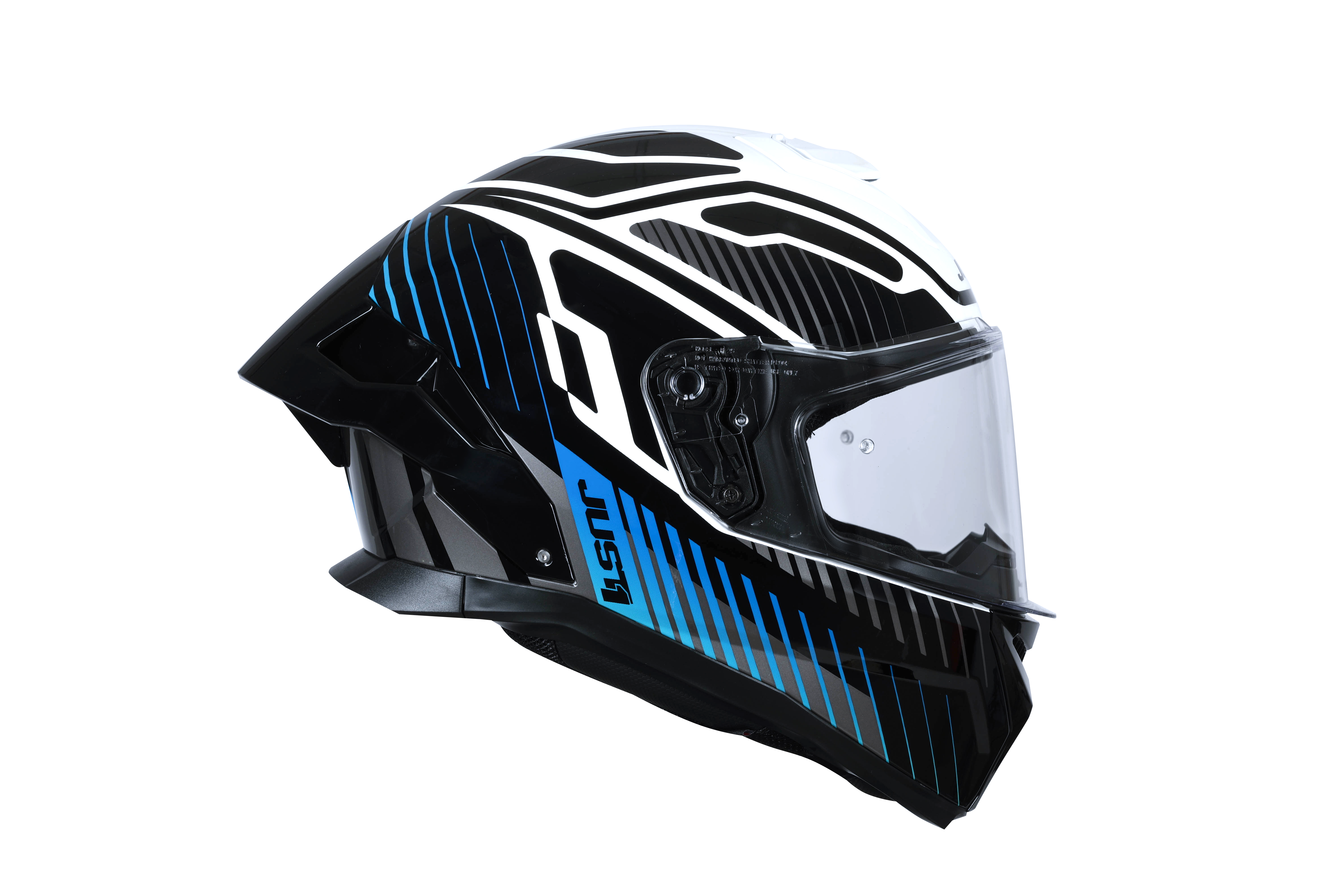 Just1 J-STR Capacete Tactical Azul / Branco Brilhante 6030390112003 