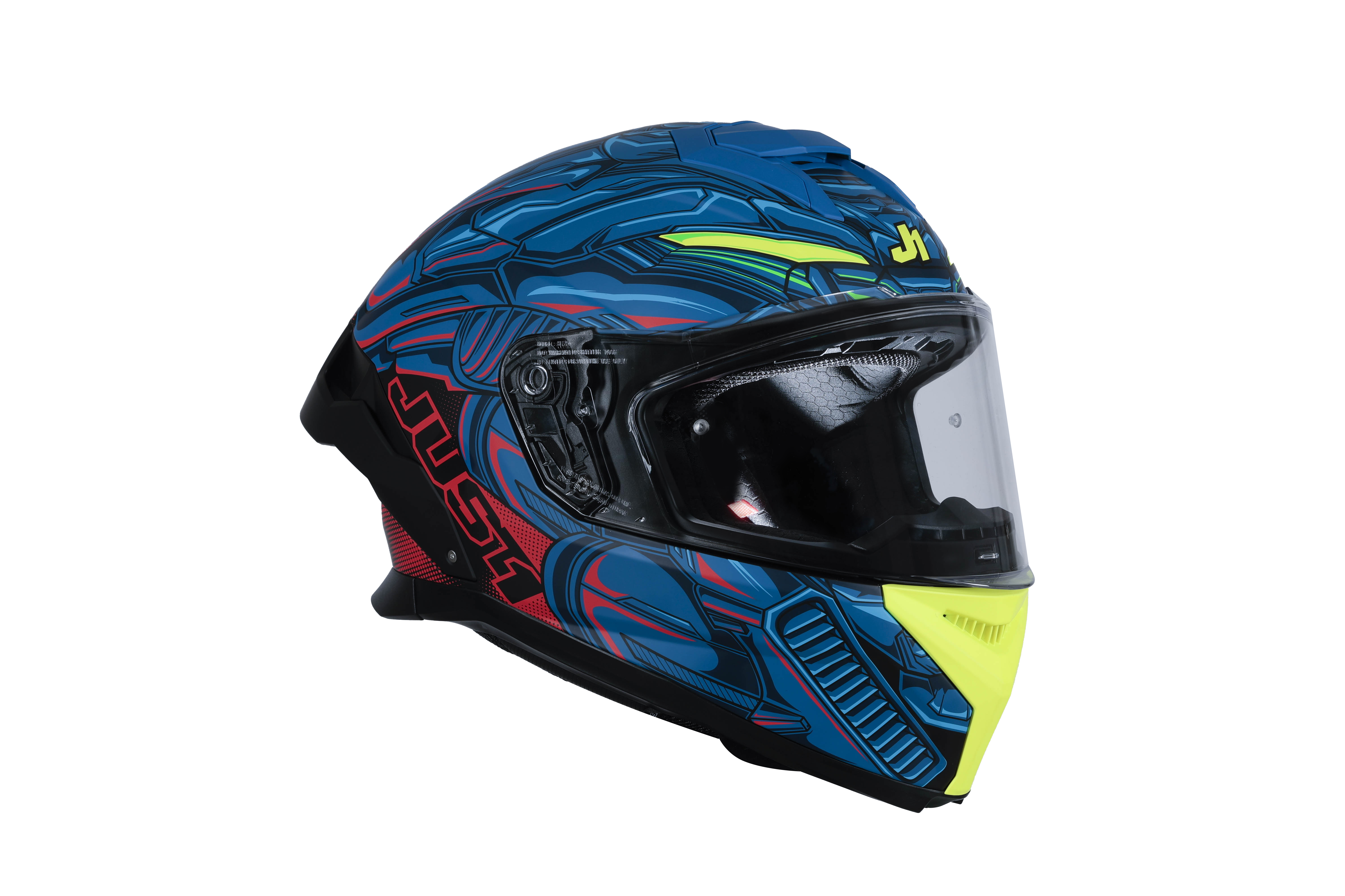 Just1 J-STR Capacete Titan Vermelho / Azul / Preto Fosco 6030390214004 