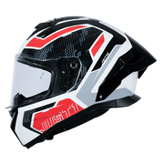 Just1 J-STR Helmet Union Red / White Gloss 6030390171001 