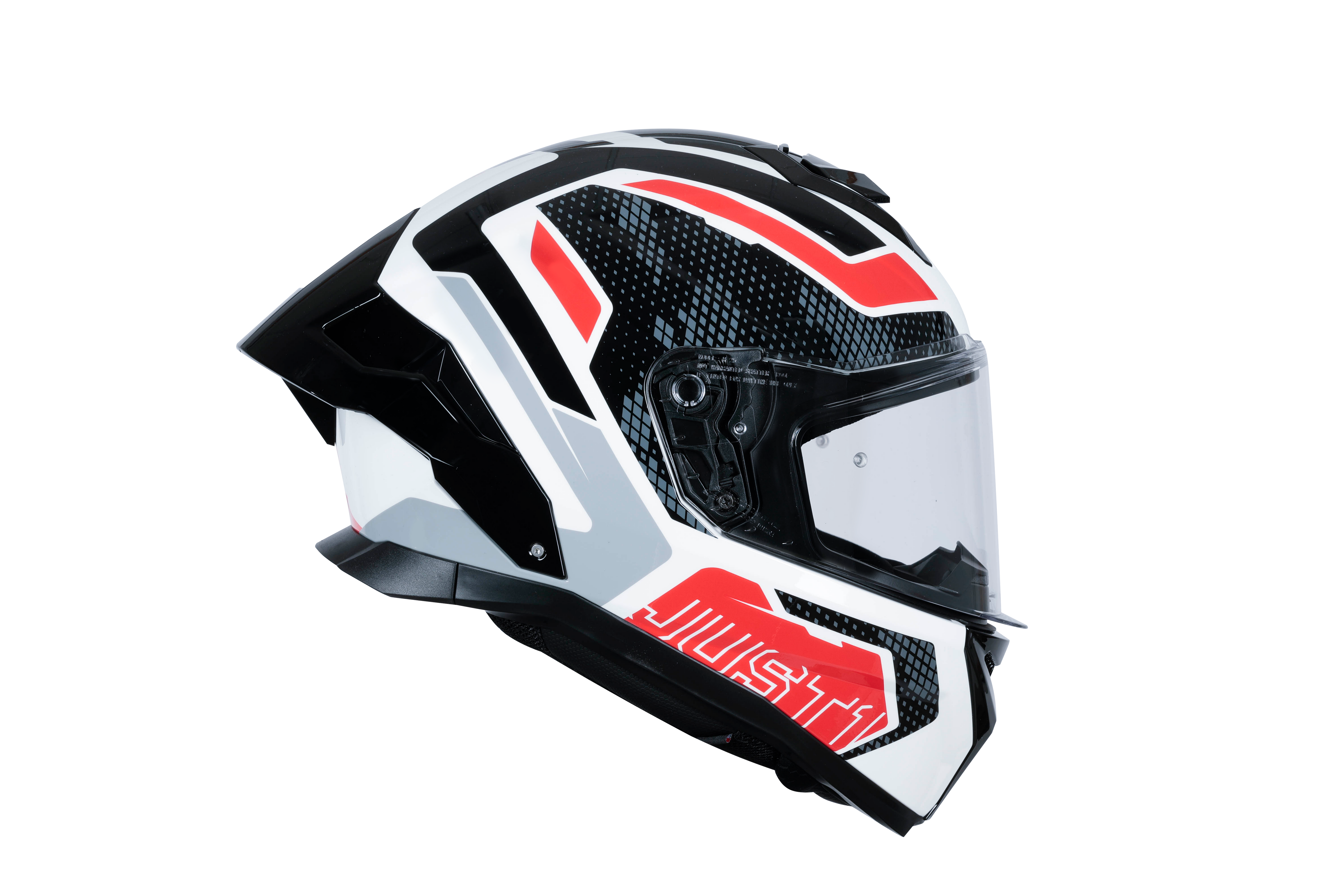 Just1 J-STR Helmet Union Red / White Gloss 6030390171001 