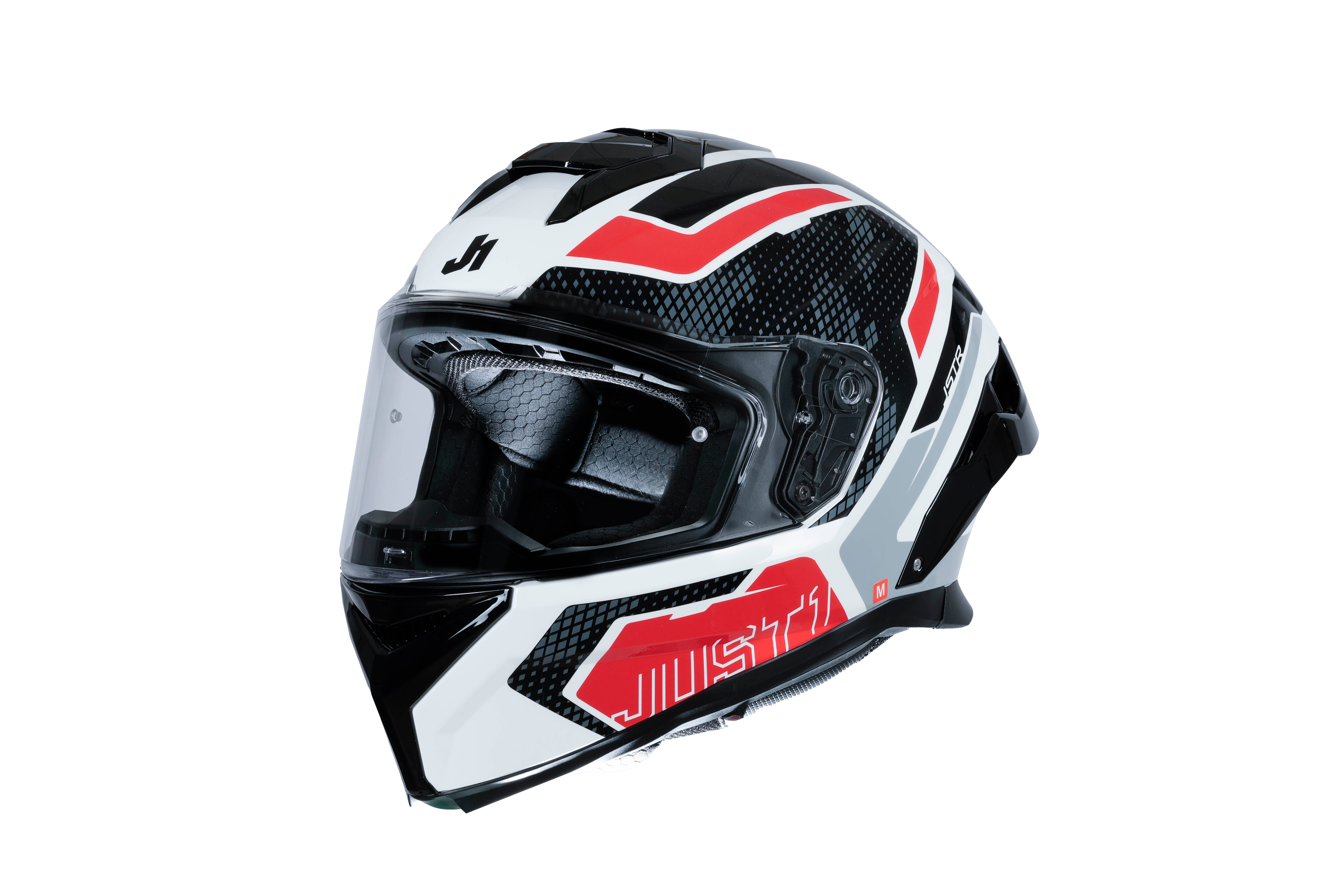 Just1 J-STR Helmet Union Red / White Gloss 6030390171001 