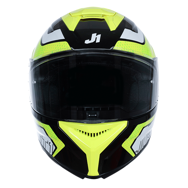 Just1 J-STR Capacete União Neongelo / Preto Brilhante 6030390191001 
