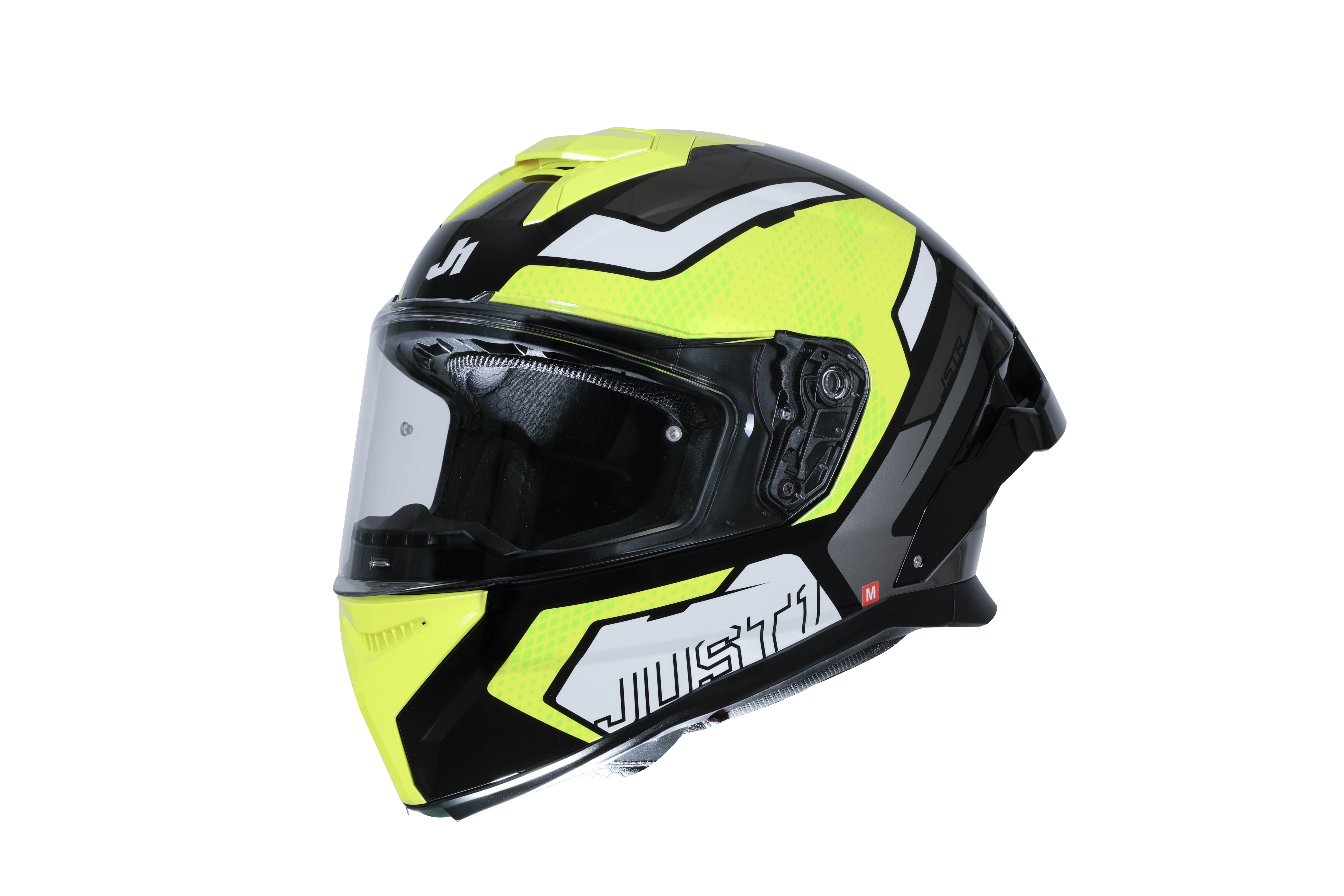 Just1 J-STR Capacete União Neongelo / Preto Brilhante 6030390191001 