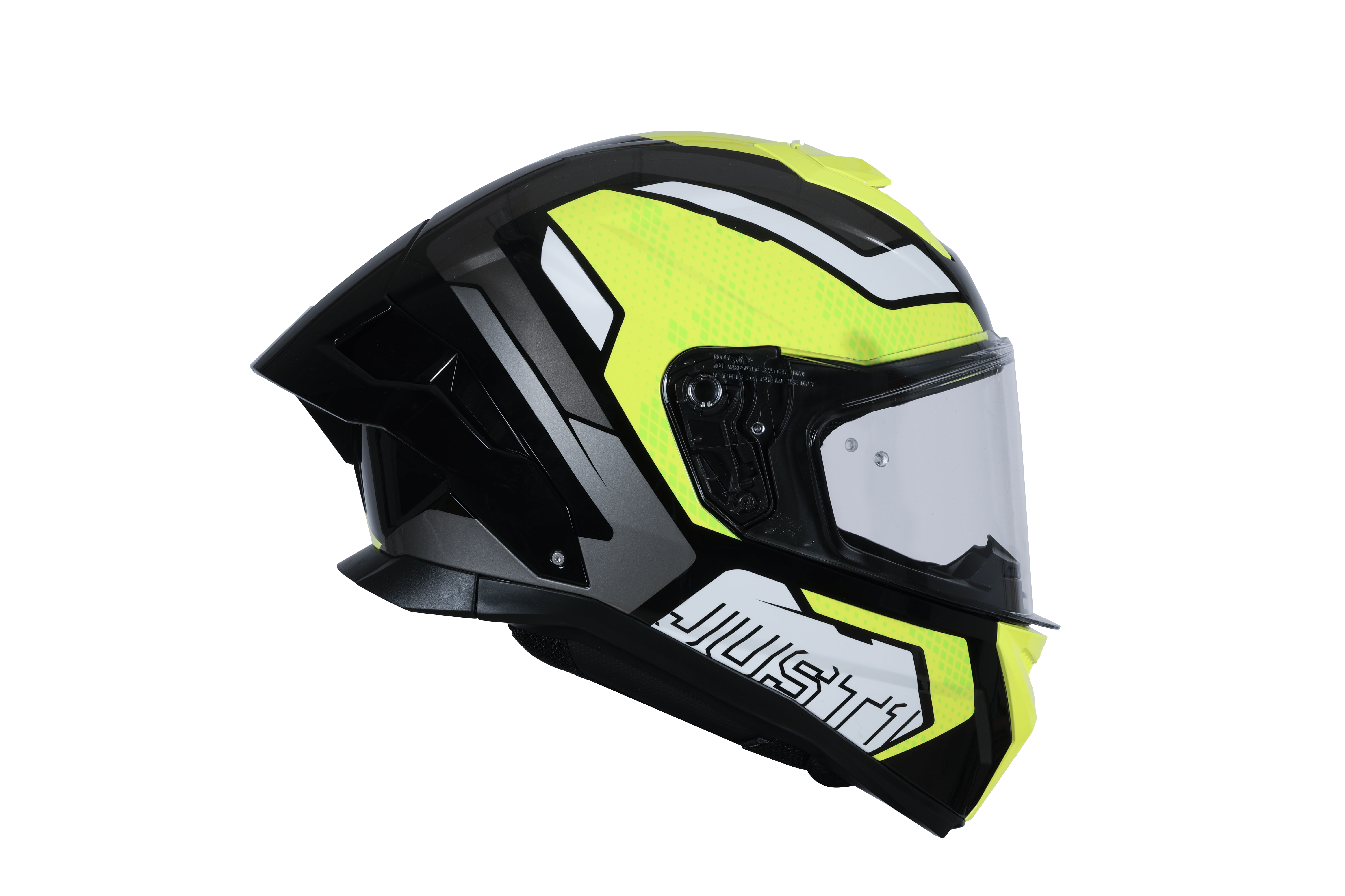 Just1 J-STR Capacete União Neongelo / Preto Brilhante 6030390191001 