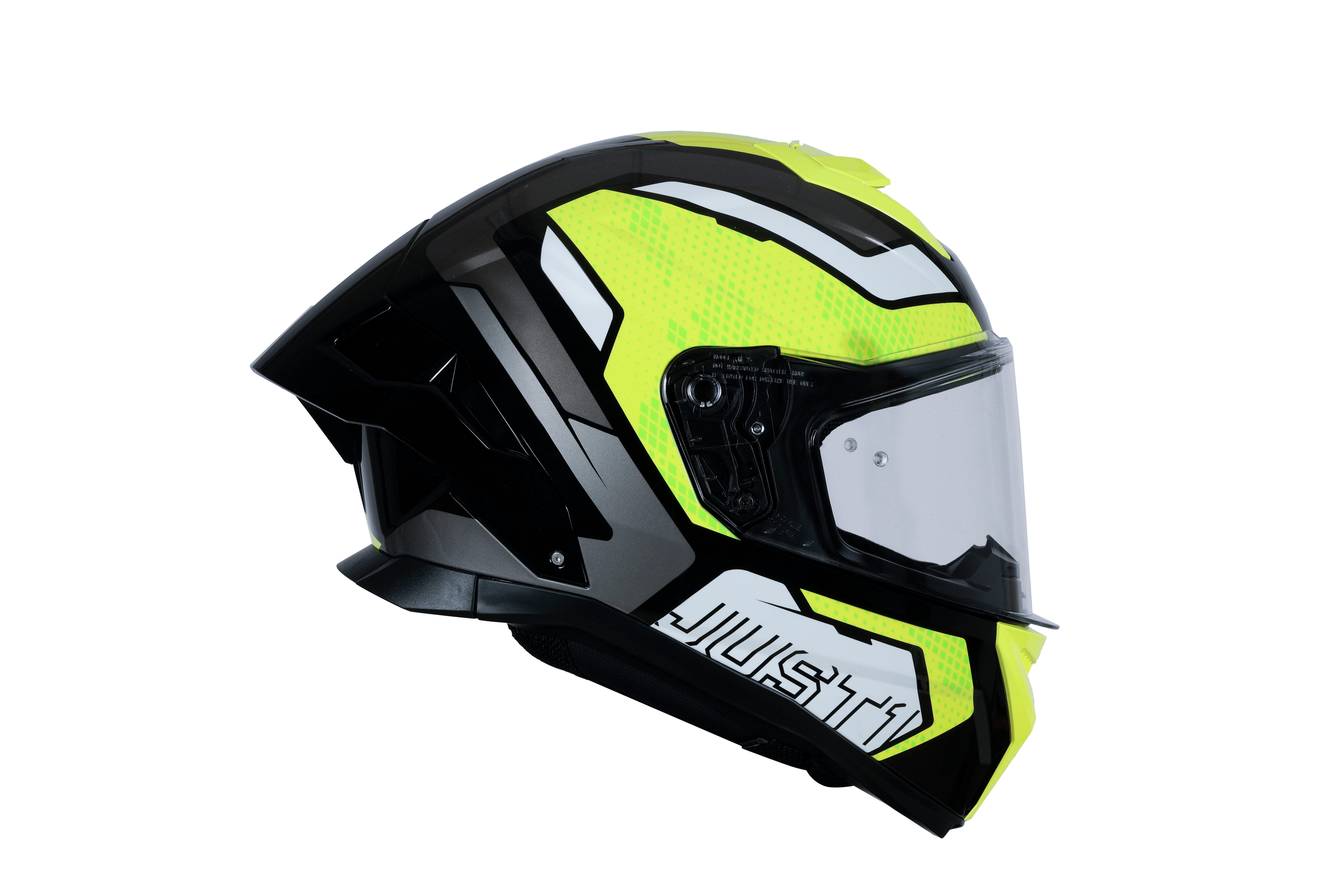 Just1 J-STR Helmet Union Neon Yellow / Black Gloss 6030390191001 