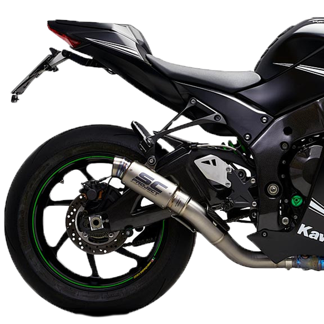 SC-Project Slip-On GP70-R + tubo de substituição KAT para Kawasaki ZX-10 R/RR (16-20) K22A-DET70 