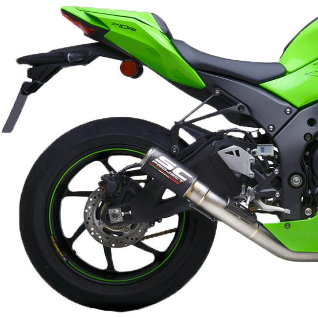 SC-Project Slip-On CR-T + tubo de substituição KAT para Kawasaki ZX-10 R/RR (21-25) K38A-DET36 