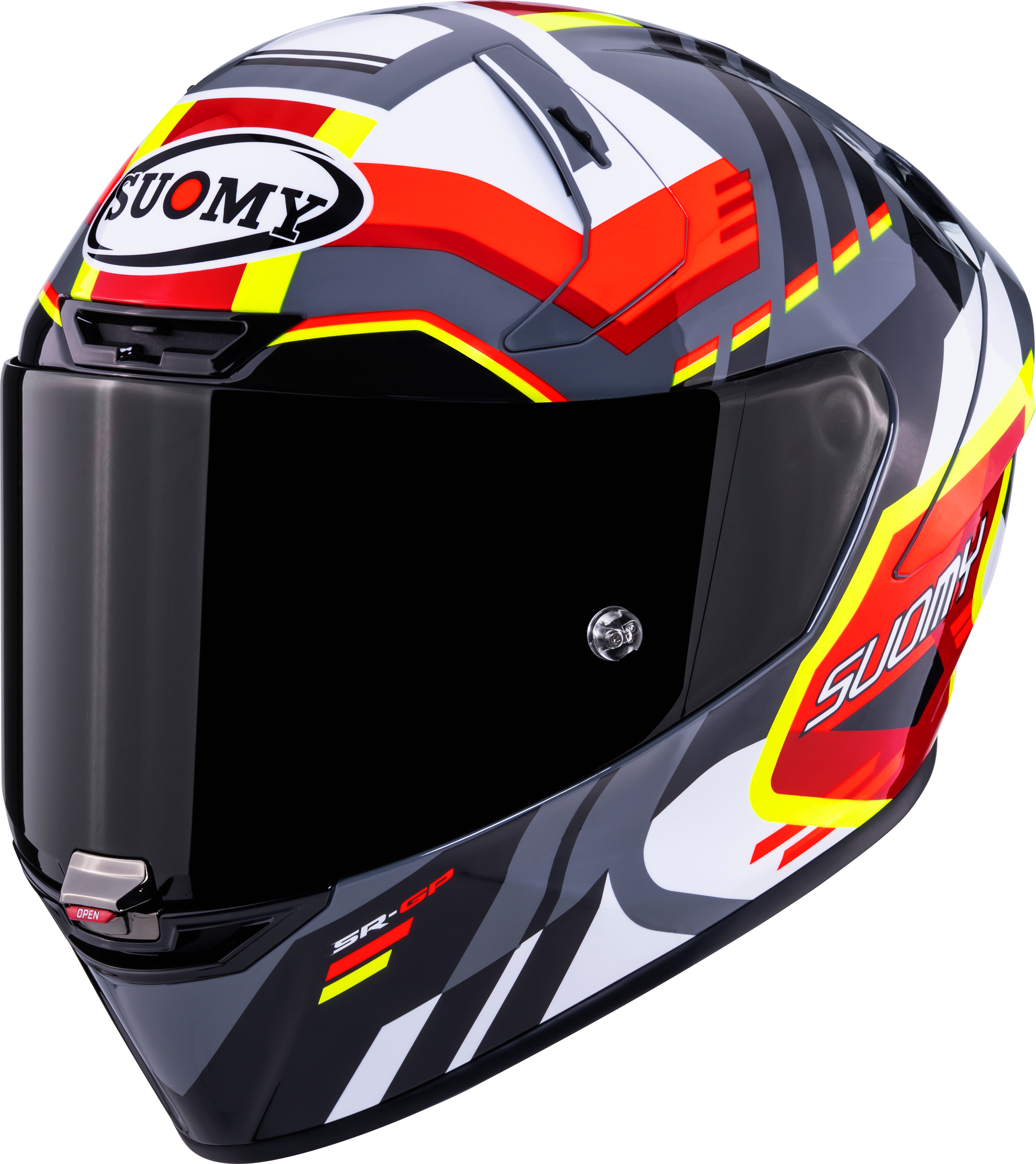 Suomy SR-GP Evo Helmet Infrared White/Black/Red K6S20024 