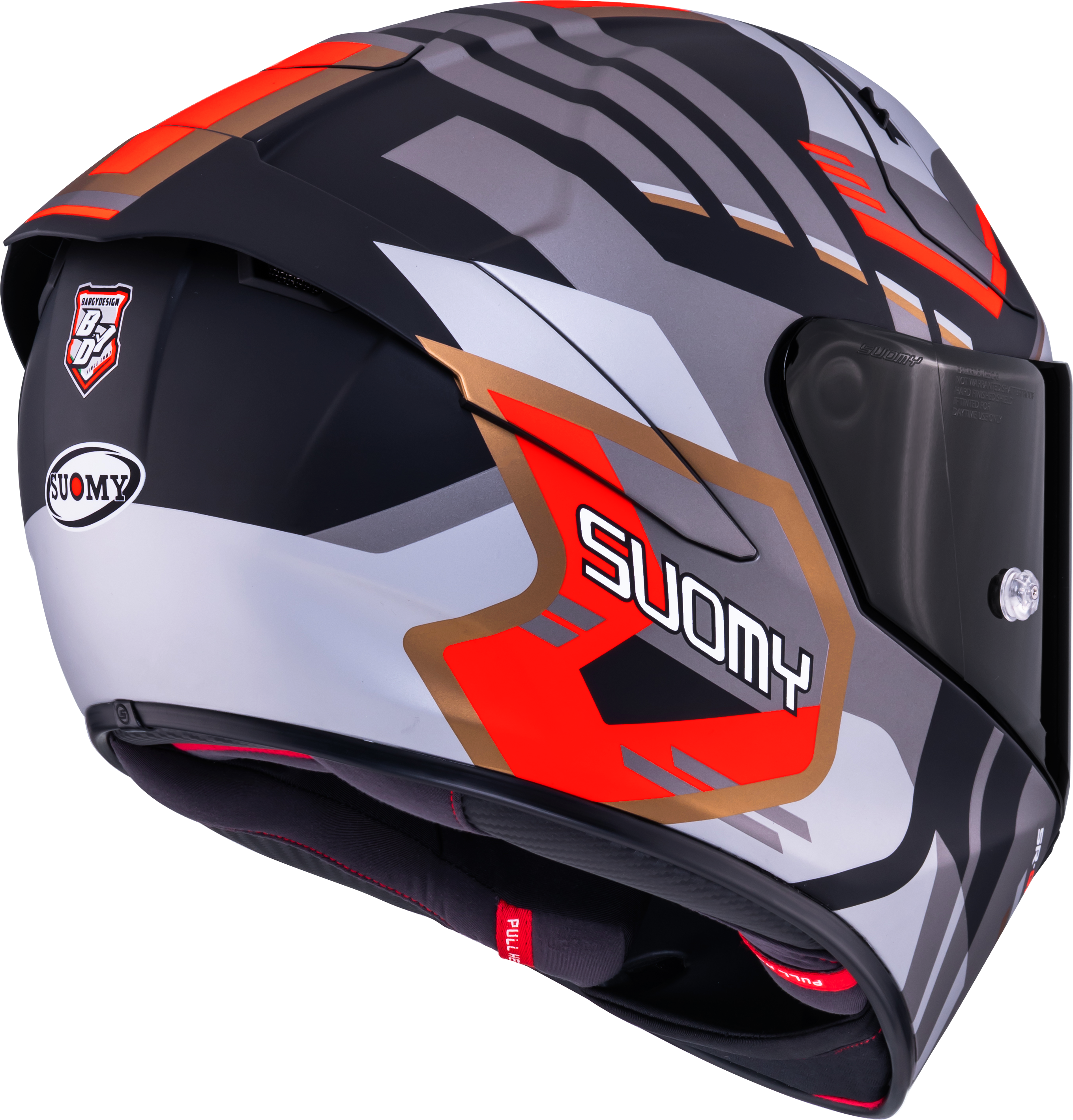 Suomy SR-GP Evo Helmet Infrared Matt Grey/Red/Black K6S20025 