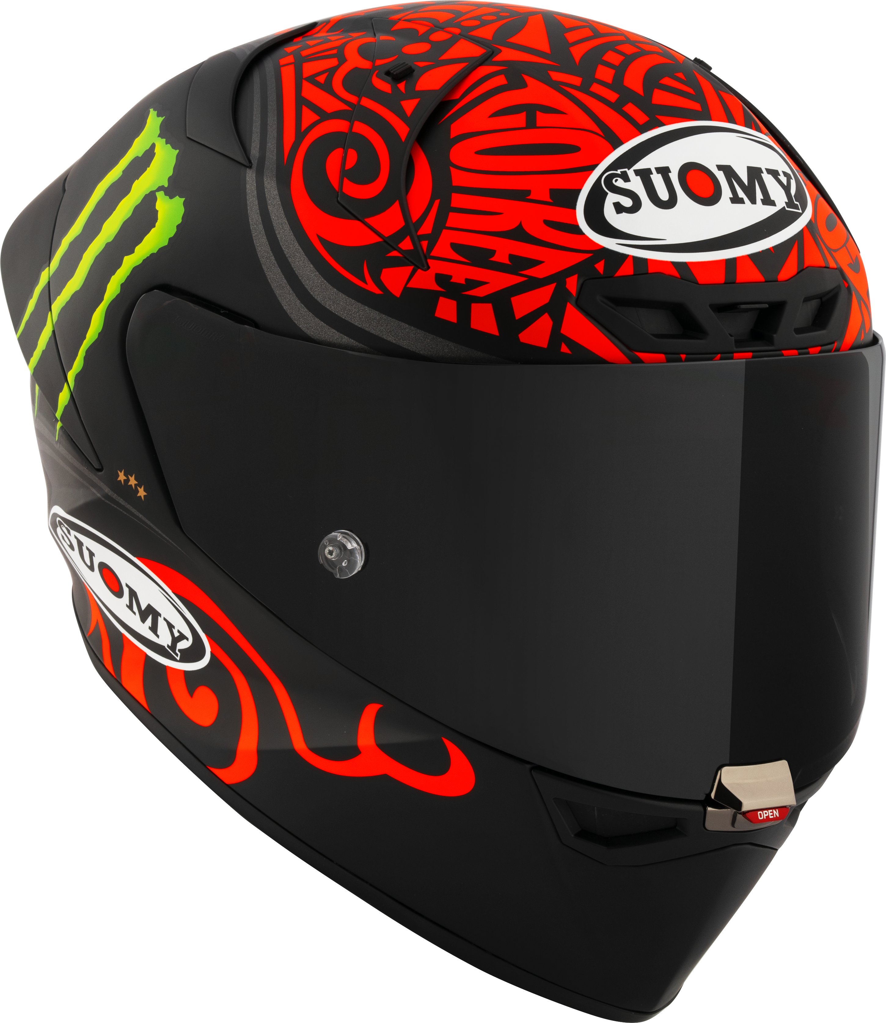 Capacete Suomy S1-XR GP Francesco Pecco Bagnaia Monster Replica 2024 K6SX0013 