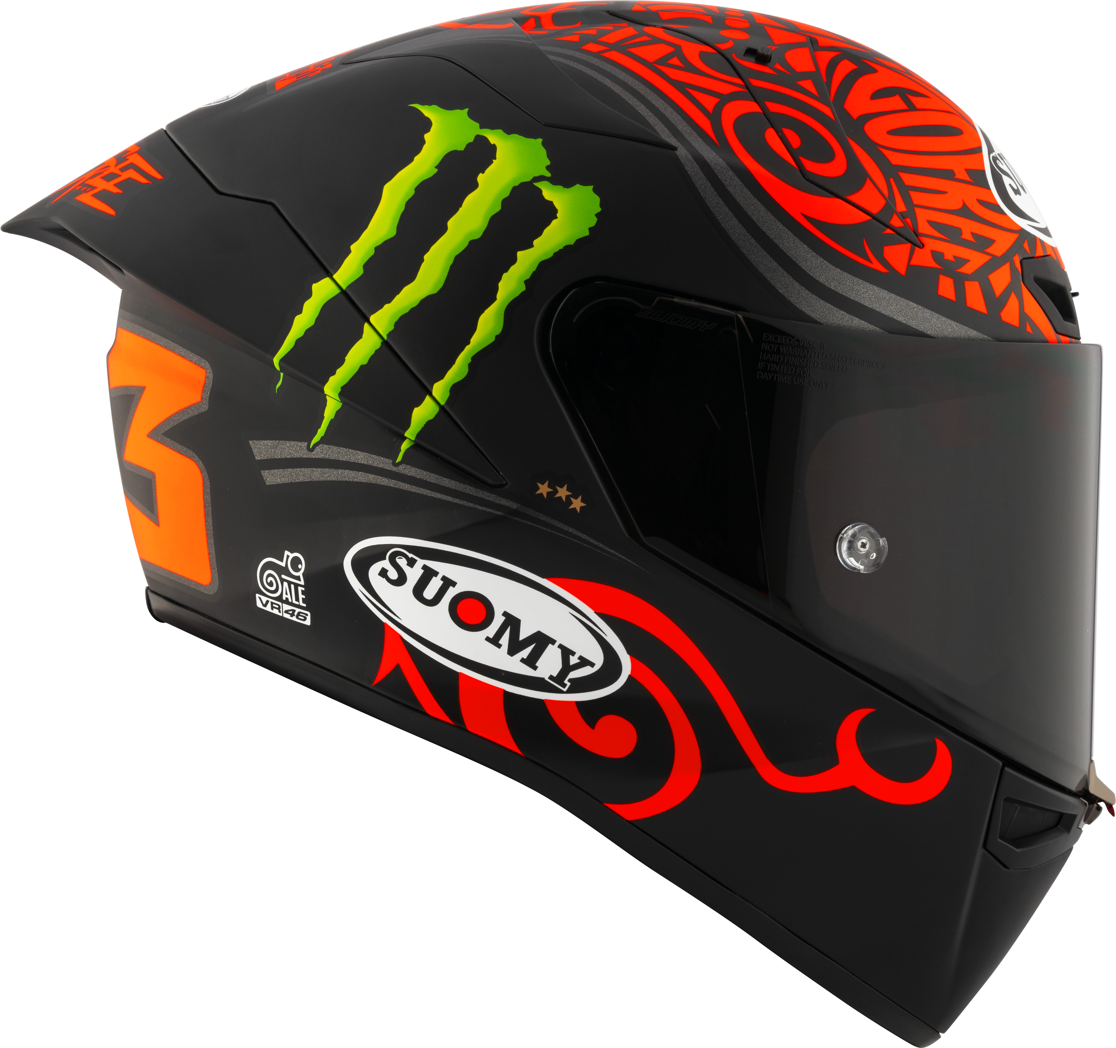 Capacete Suomy S1-XR GP Francesco Pecco Bagnaia Monster Replica 2024 K6SX0013 