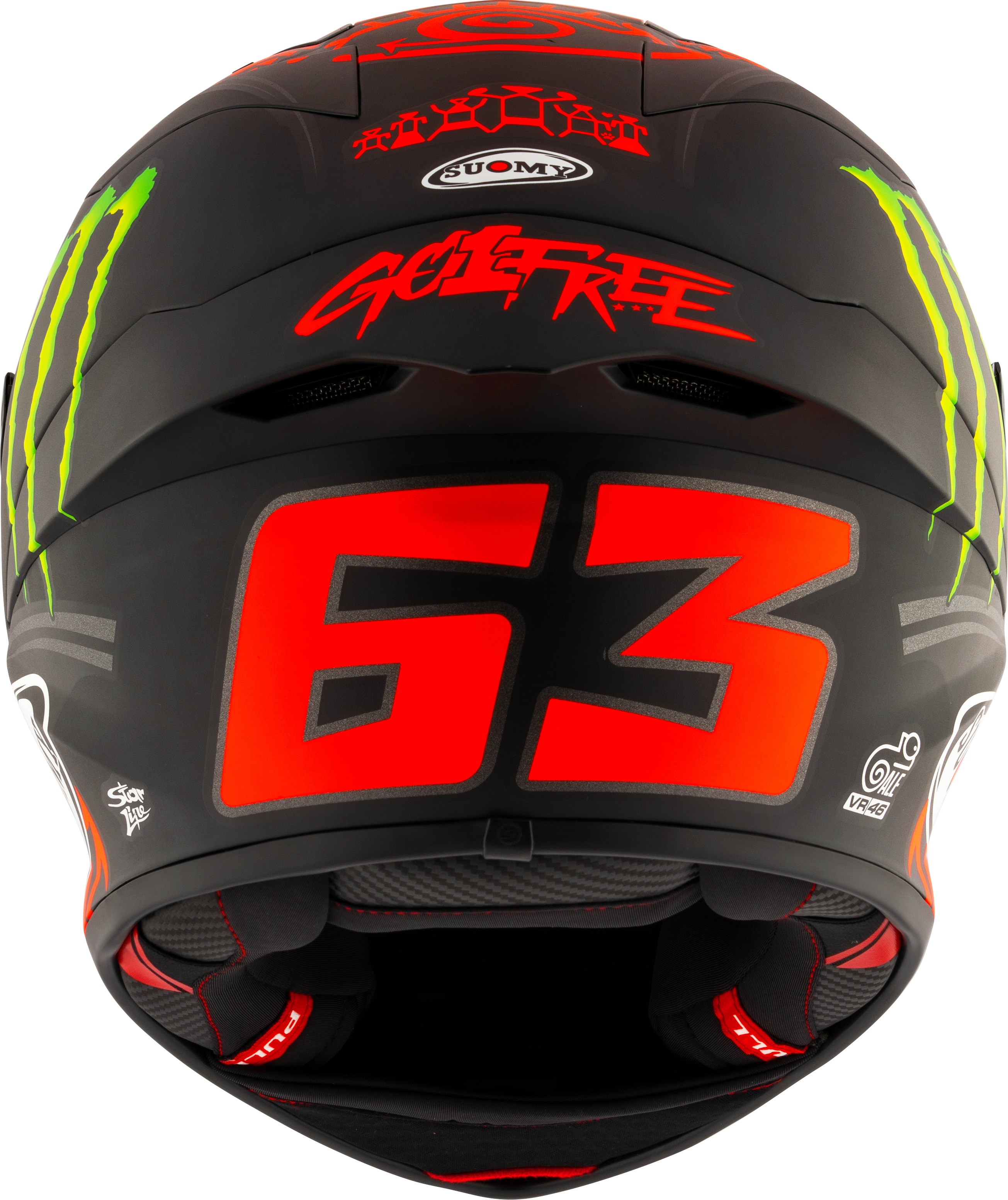 Capacete Suomy S1-XR GP Francesco Pecco Bagnaia Monster Replica 2024 K6SX0013 