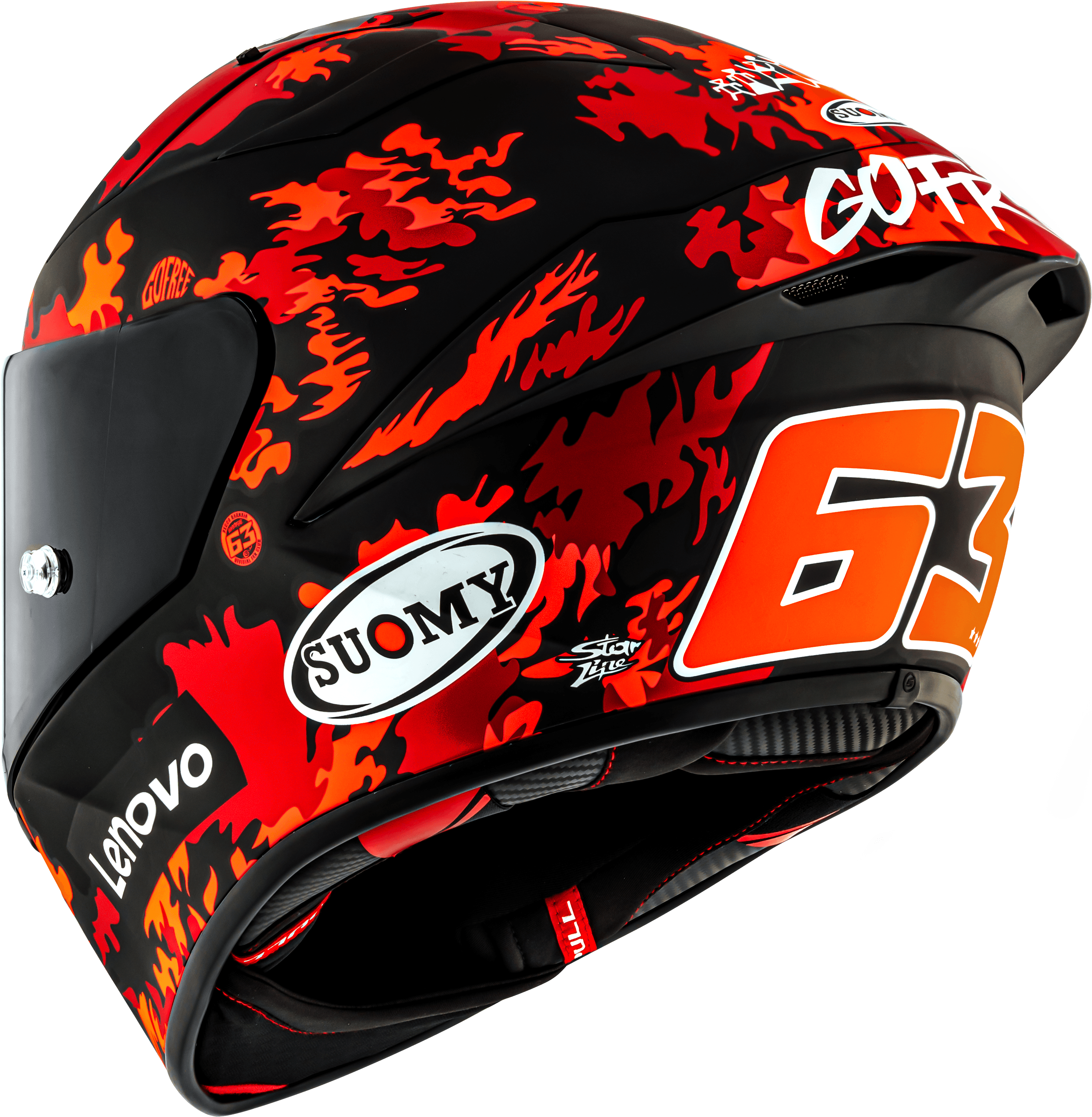 Suomy S1-XR GP Capacete Francesco Pecco Bagnaia Replica 2025 K6SX0018 