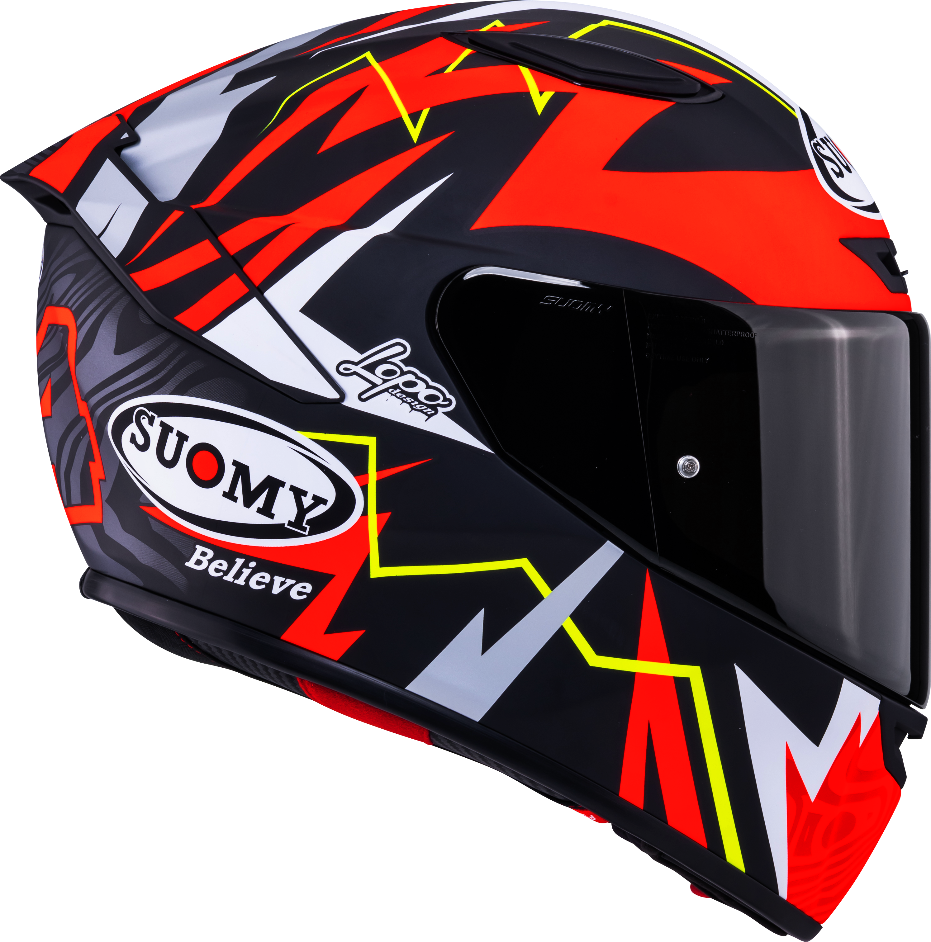 Suomy Track-1 Helmet Matt Red Sam Lowes Replica 2025 K6T10020 