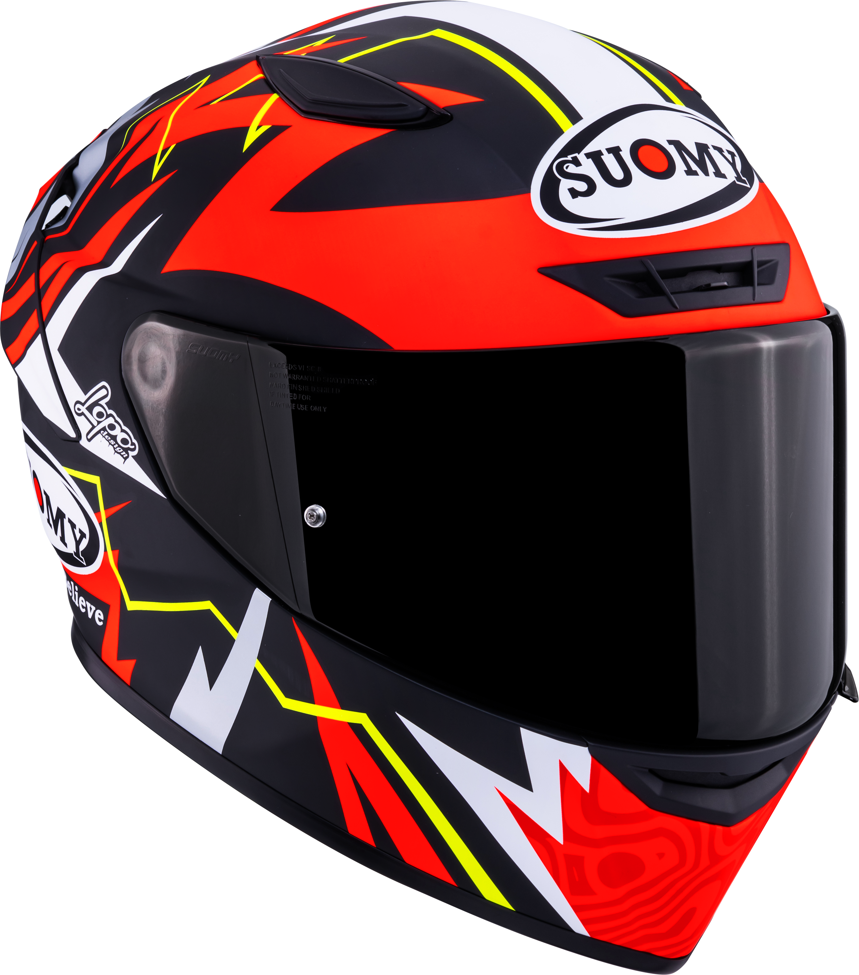 Suomy Track-1 Helmet Matt Red Sam Lowes Replica 2025 K6T10020 