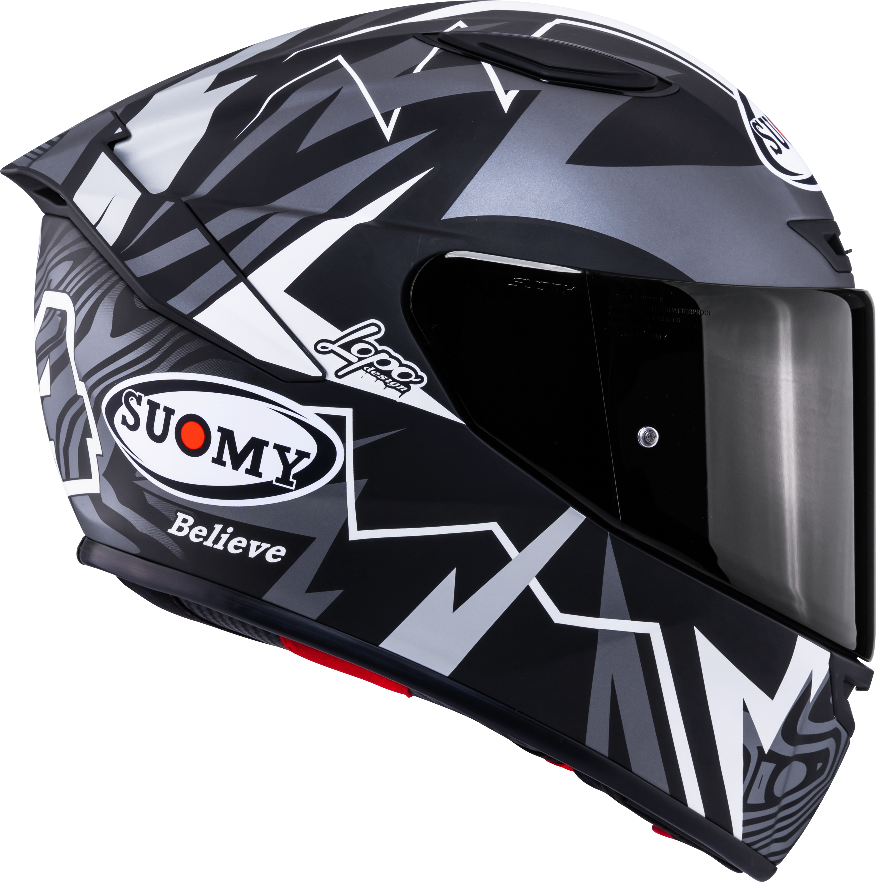 Suomy Track-1 Capacete Mate Réplica Sam Lowes Edição de Inverno 2025 K6T10021 