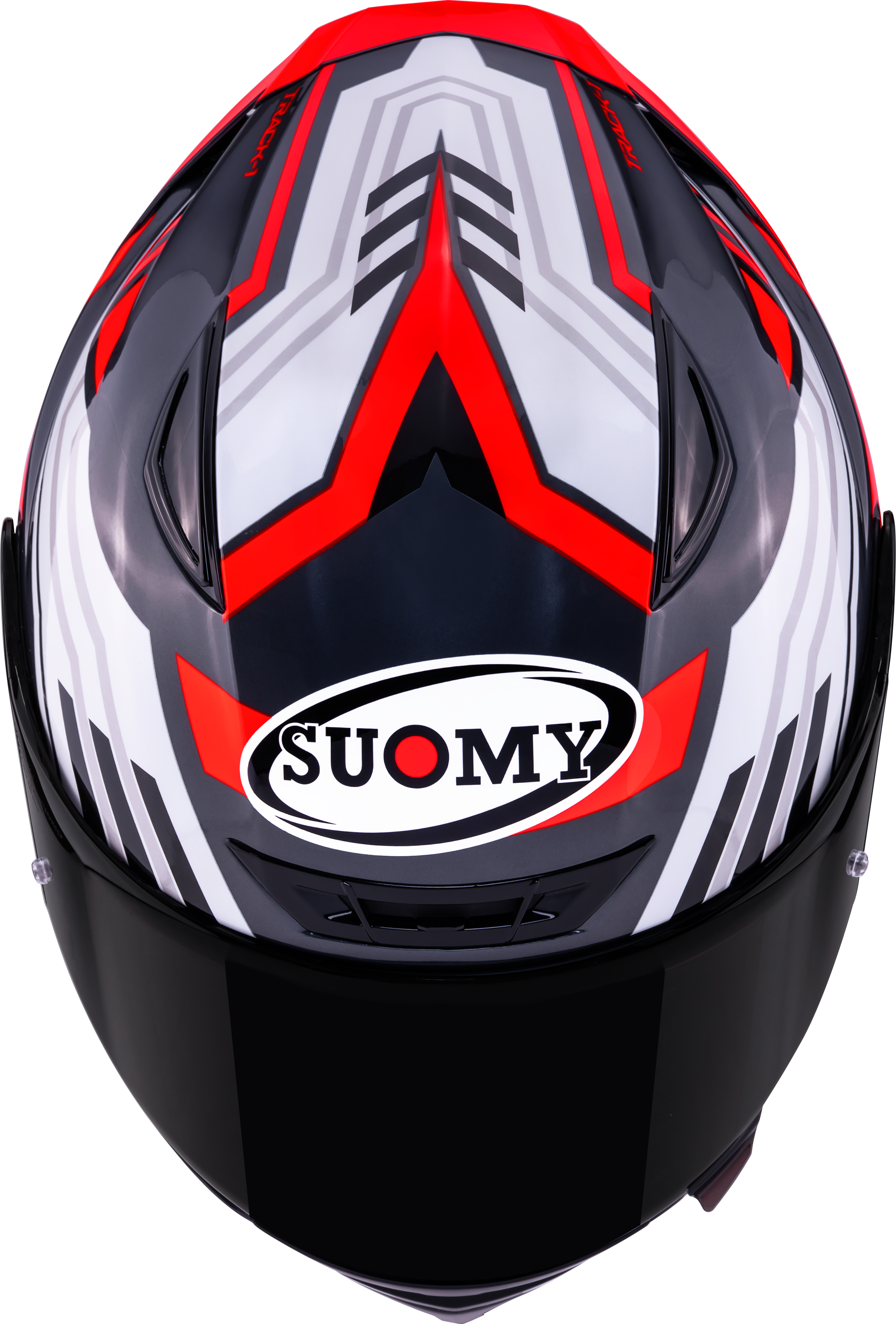 Suomy Track-1 Capacete Framework Branco/Vermelho K6T10022 