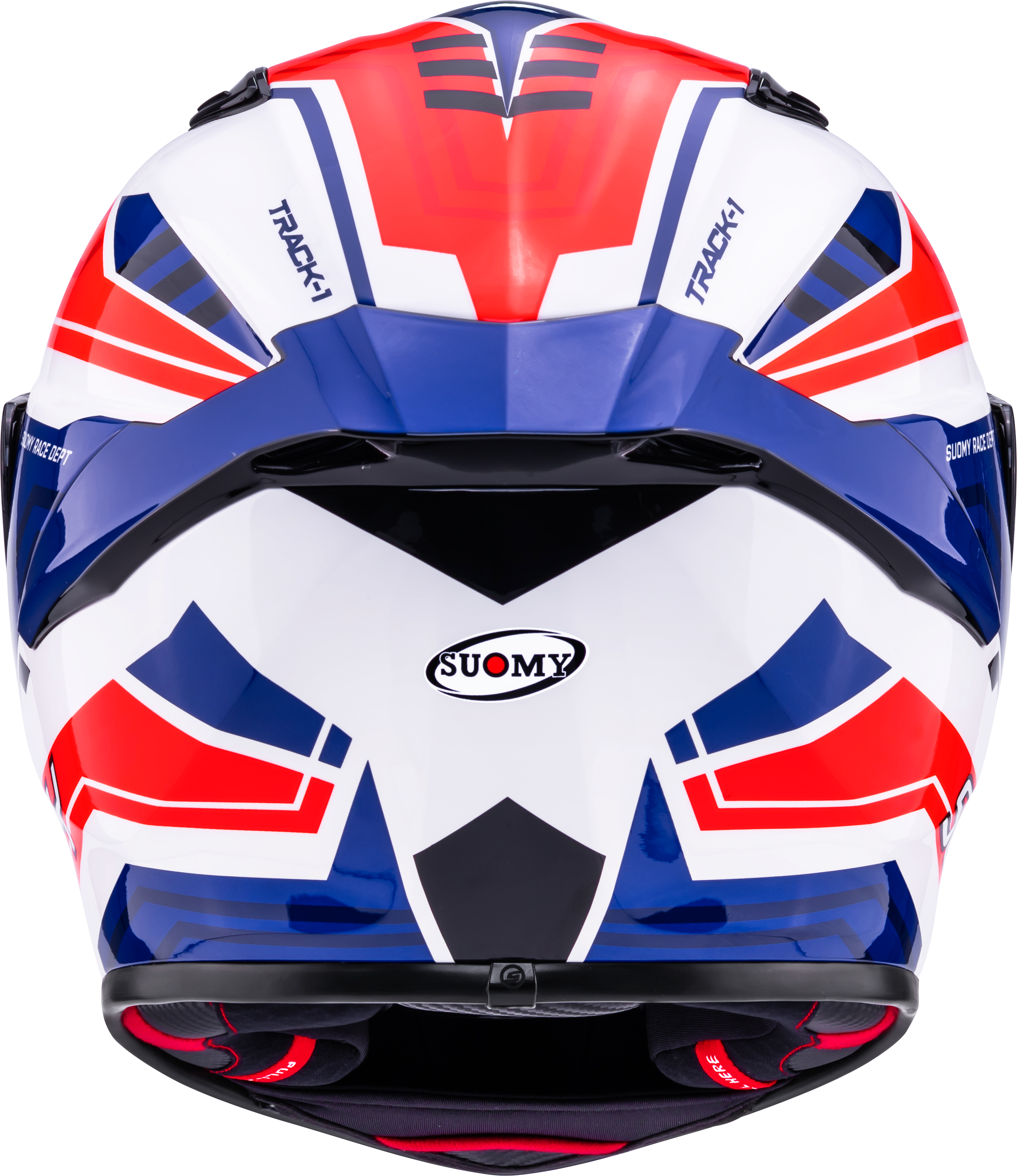 Suomy Track-1 Helmet Framework White/Red/Blue K6T10023 