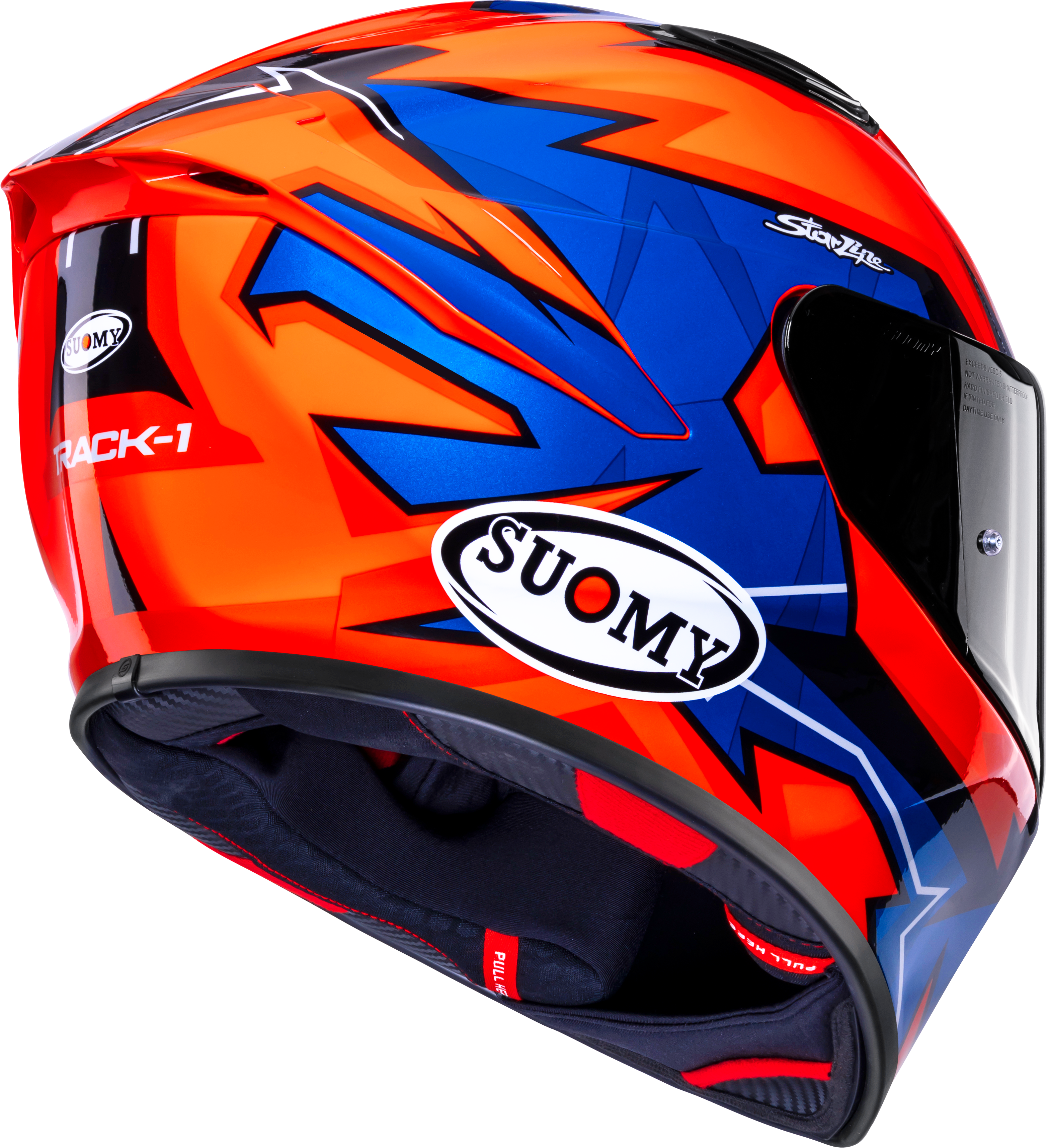 Capacete Suomy Track-1 Firestorm K6T10027 