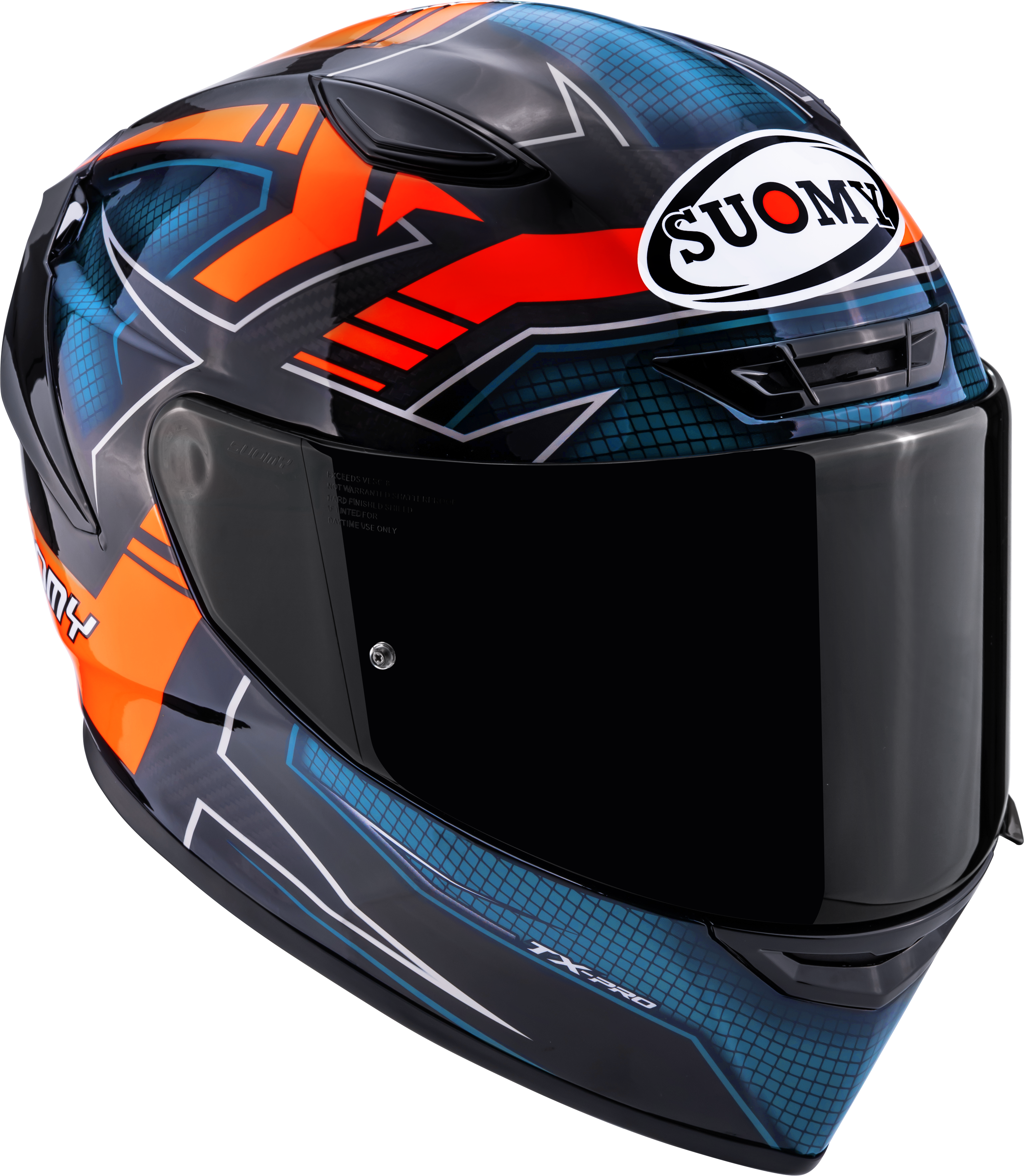 Capacete Suomy TX-Pro Flawless Orange K6TX0015 