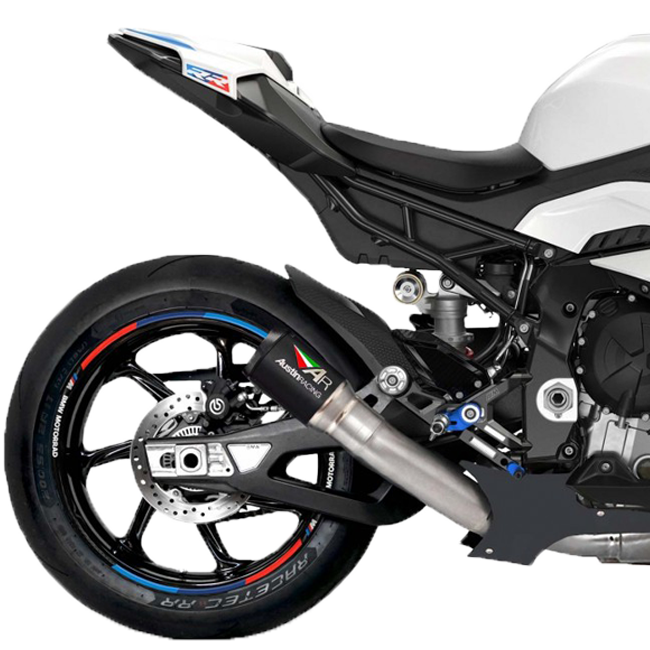 Austin Racing Slip-On (GP1R/GP2R/V3) + tubo de substituição KAT BMW S1000RR K67 (19-26) 