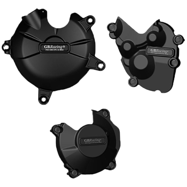 Conjunto completo de tampa de motor Proteções GBRacing Kawasaki ZX-6R/636/RR (13-25) 