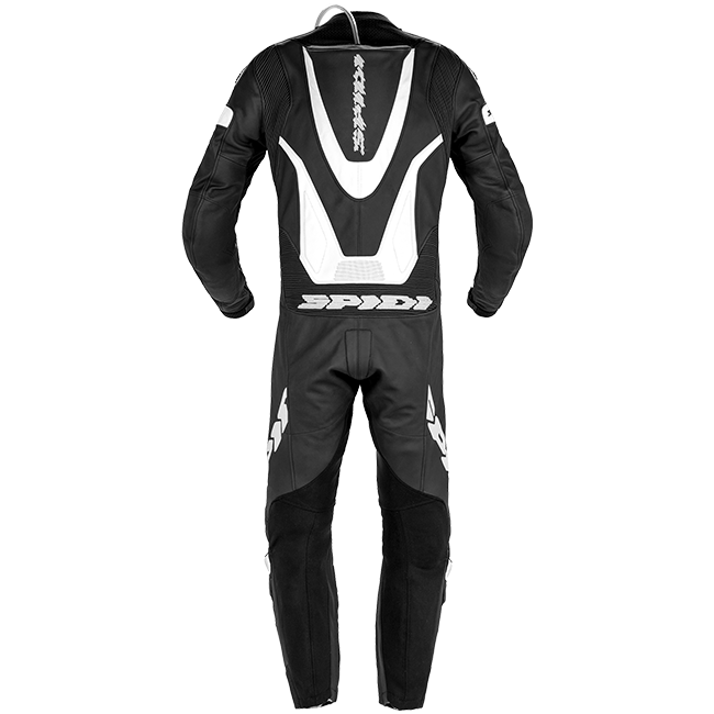 Spidi Laser Pro One-Piece Leather Suit – Perforated racing suit | Men | Black/White | Y154011 