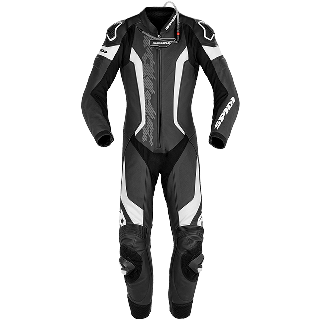 Spidi Laser Pro One-Piece Leather Suit – Perforated racing suit | Men | Black/White | Y154011 