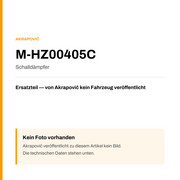 Akrapovic Schalldämpfer M-HZ00405C — Platzhalter, kein Herstellerfoto verfügbar