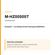 Akrapovic Schalldämpfer M-HZ00505T — Platzhalter, kein Herstellerfoto verfügbar