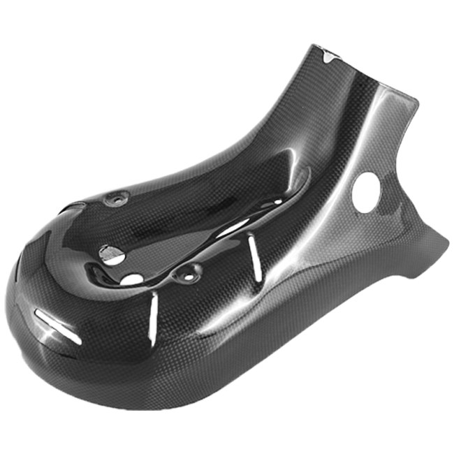 Protetor de calor do coletor em carbono Fullsix para Ducati Panigale 1199/R/S (12-17) 