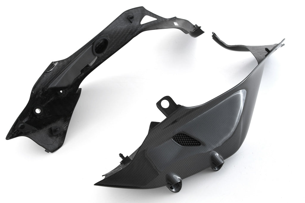Carena traseira inferior esquerda e direita em carbono Fullsix Ducati Panigale V4/S (2025) 