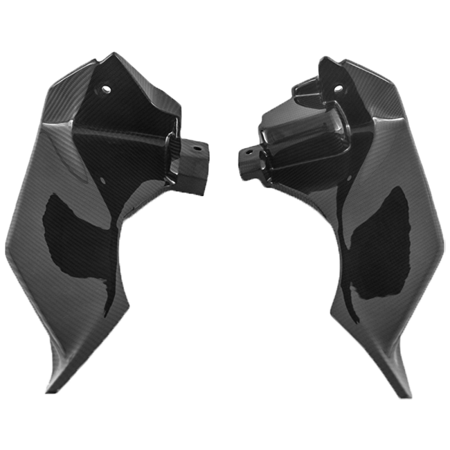 Coberturas de canal de ar em carbono Fullsix para Yamaha YZF-R1/M RN65 (20-25) 