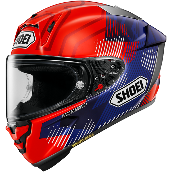 Shoei X-SPR PRO Capacete MARQUEZ8 TC-1 Réplica de Marc Márquez 2024 
