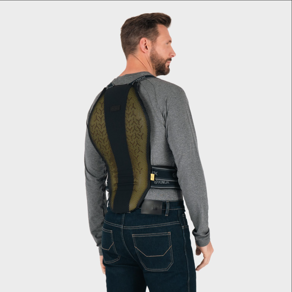 Knox Micro-Lock Air MK2 Protetor de costas | Unisexo | Preto | KNXAMLAirV2Back 