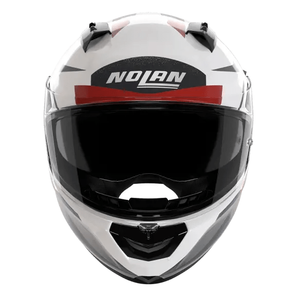 Nolan N60-6 Sport Capacete Corsa Branco / Azul / Vermelho / Acabamento Fosco 355 