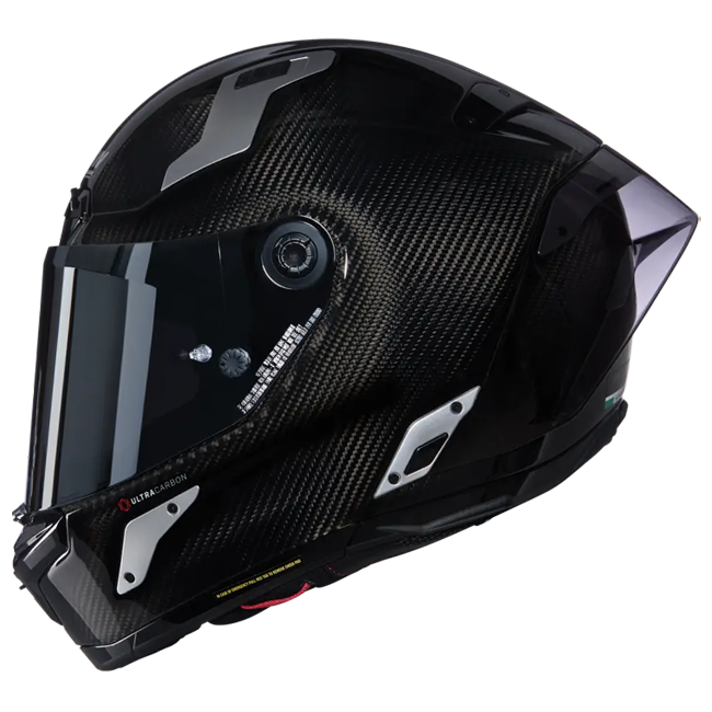 Nolan X-804 RS Capacete Ultra Carbono Brilhante Prata Argento 332 