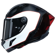 Nolan X-804 RS Helm Ultra Carbon White/Rot Asso di Picche 343