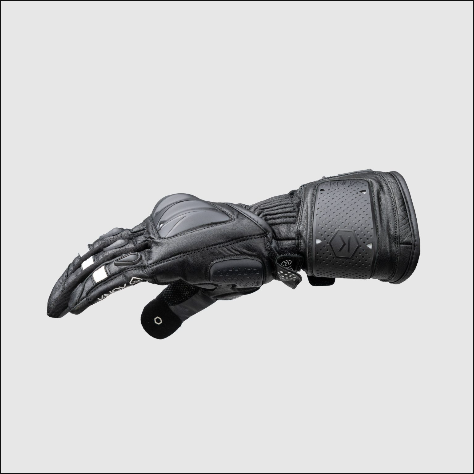 Knox Oulton MK2 Luvas de Desporto em Pele | Homem | Preto/Branco | 1011352160050 