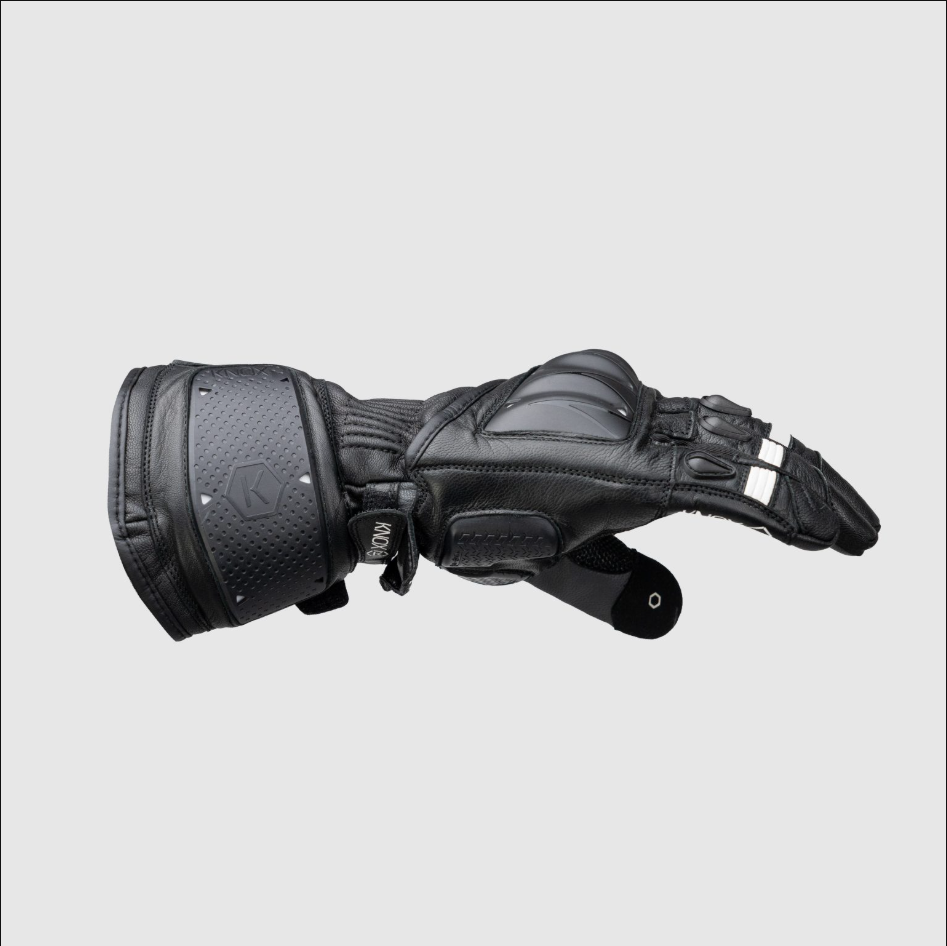 Knox Oulton MK2 Luvas de Desporto em Pele | Homem | Preto/Branco | 1011352160050 