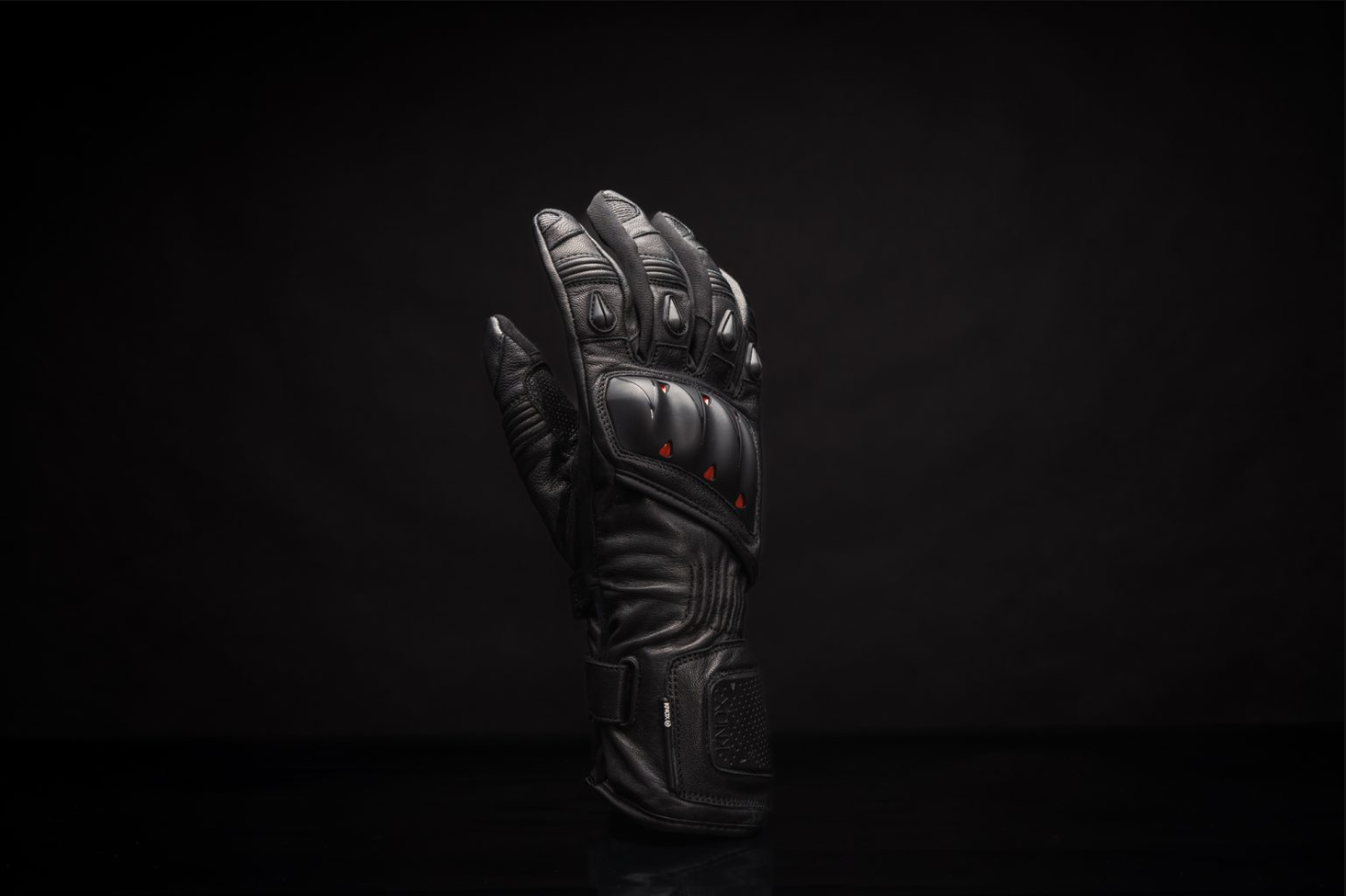 Knox Oulton MK2 Sport Leather Gloves | Men | Black/Red | 1011352110030 