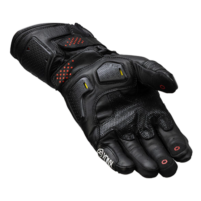 Knox Oulton MK2 Sport luvas de couro | Homem | Preto/Vermelho | 1011352110030 