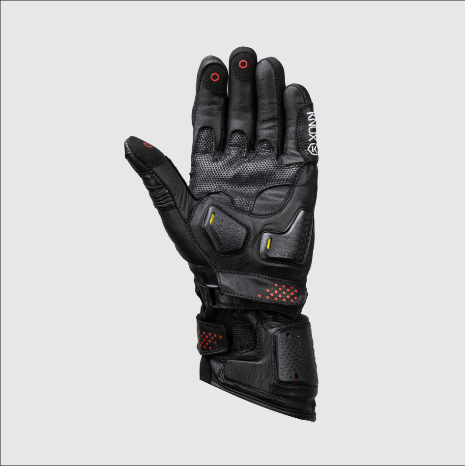 Knox Oulton MK2 Sport Leather Gloves | Men | Black/Red | 1011352110030 