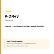 Akrapovic Distanzring P-DR43 — Platzhalter, kein Herstellerfoto verfügbar