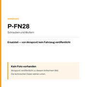 Akrapovic Schrauben und Muttern P-FN28 — Platzhalter, kein Herstellerfoto verfügbar